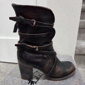 *EUC* Freebird by Steven OG Baker Boots in Black